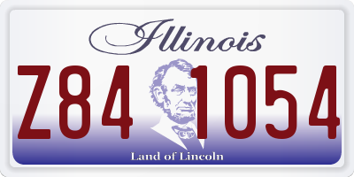 IL license plate Z841054