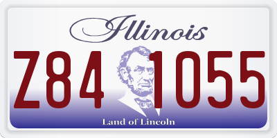 IL license plate Z841055