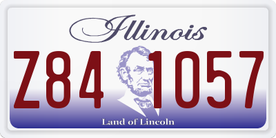 IL license plate Z841057