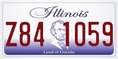 IL license plate Z841059