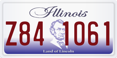 IL license plate Z841061