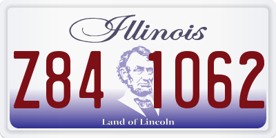IL license plate Z841062