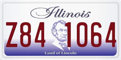IL license plate Z841064