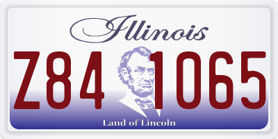 IL license plate Z841065