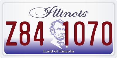 IL license plate Z841070