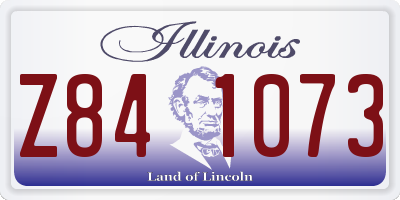 IL license plate Z841073