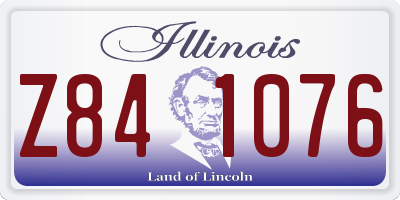 IL license plate Z841076