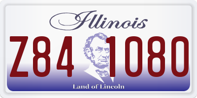 IL license plate Z841080