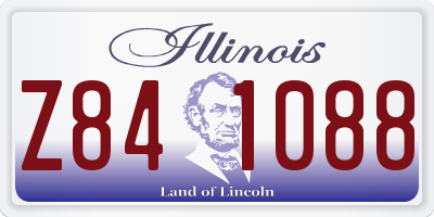 IL license plate Z841088