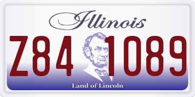 IL license plate Z841089