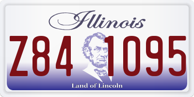 IL license plate Z841095
