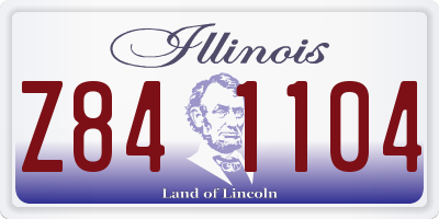 IL license plate Z841104