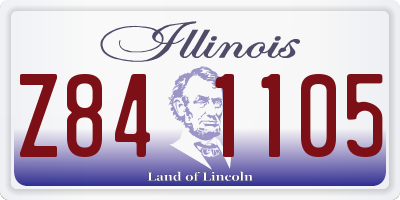 IL license plate Z841105