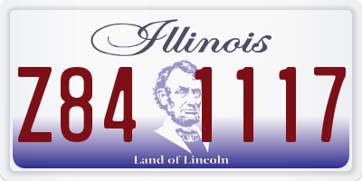 IL license plate Z841117