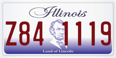 IL license plate Z841119