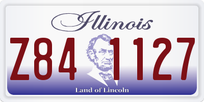 IL license plate Z841127