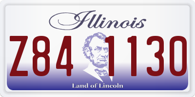 IL license plate Z841130