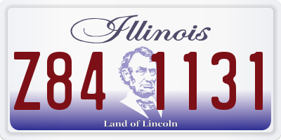 IL license plate Z841131