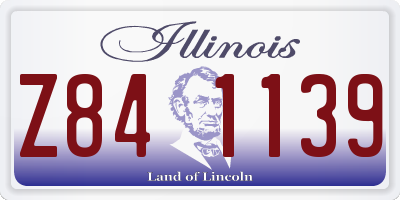 IL license plate Z841139