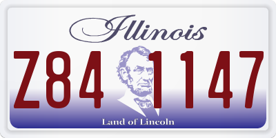 IL license plate Z841147