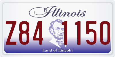 IL license plate Z841150