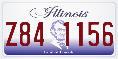 IL license plate Z841156