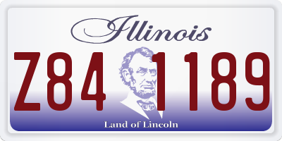 IL license plate Z841189