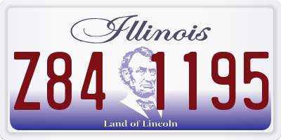 IL license plate Z841195