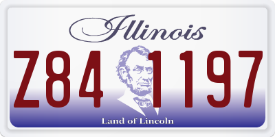 IL license plate Z841197