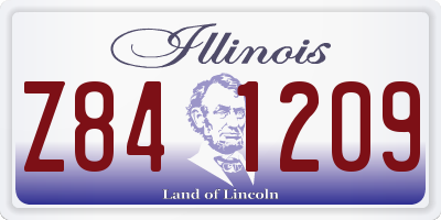 IL license plate Z841209