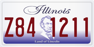 IL license plate Z841211