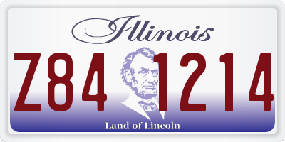 IL license plate Z841214