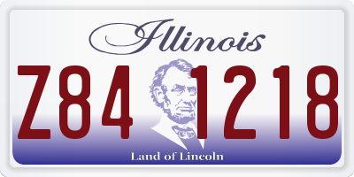 IL license plate Z841218