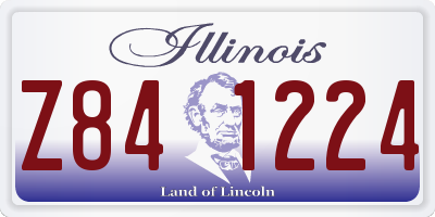IL license plate Z841224