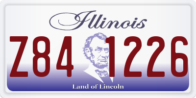 IL license plate Z841226