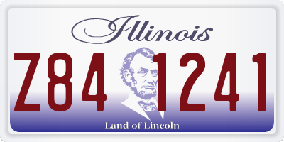 IL license plate Z841241