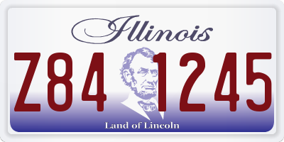 IL license plate Z841245