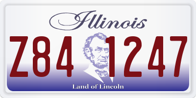 IL license plate Z841247