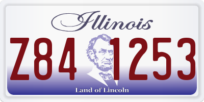 IL license plate Z841253