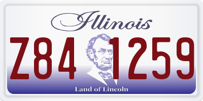 IL license plate Z841259