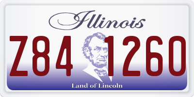 IL license plate Z841260