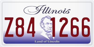 IL license plate Z841266