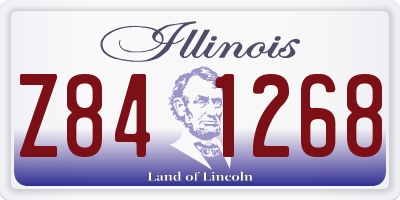 IL license plate Z841268