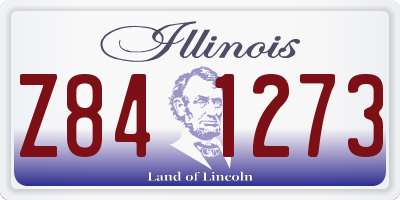 IL license plate Z841273