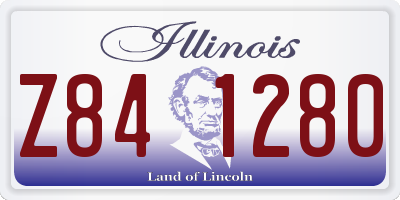 IL license plate Z841280