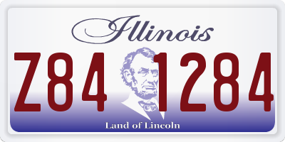 IL license plate Z841284