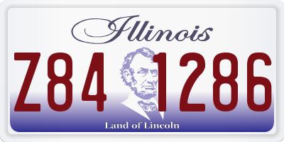 IL license plate Z841286