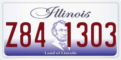 IL license plate Z841303