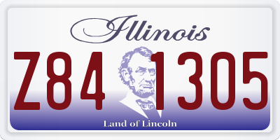 IL license plate Z841305