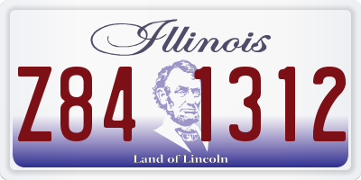 IL license plate Z841312